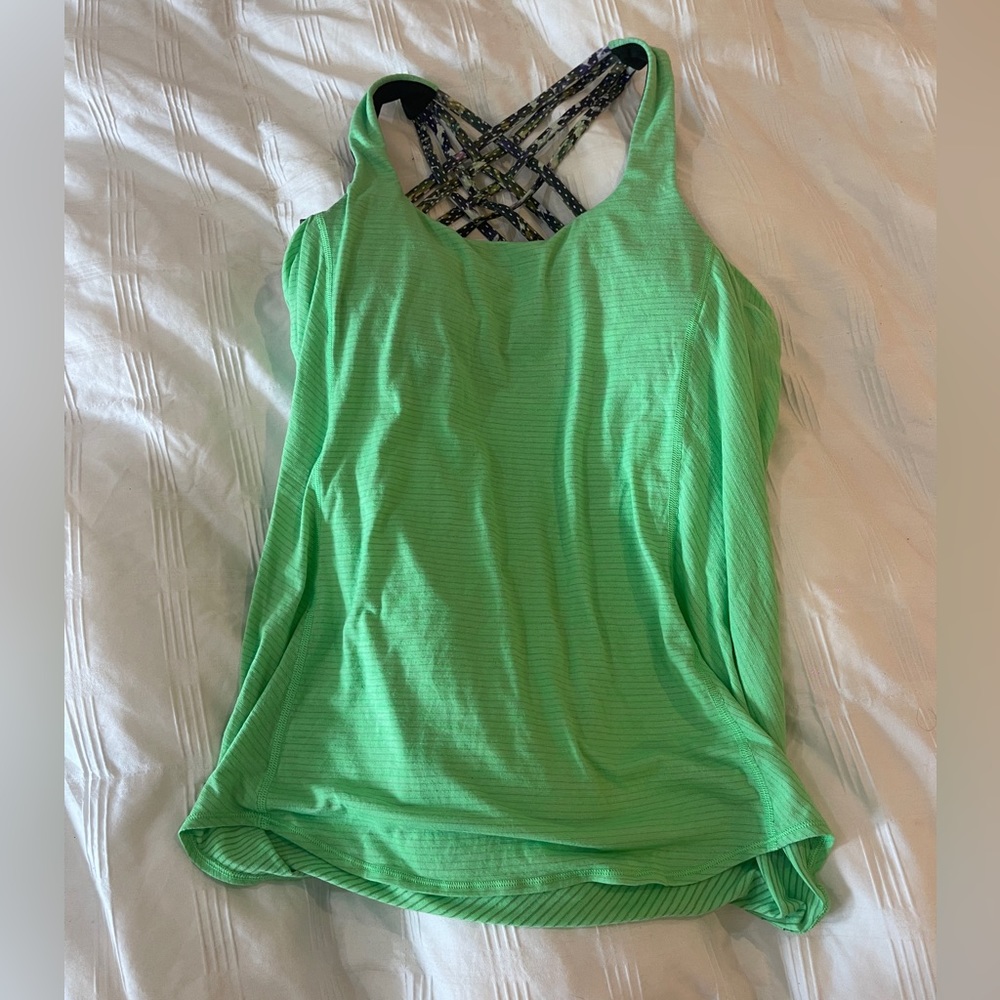 Lululemon No Limits Open Back Workout Tank Top
